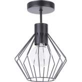 Lampa sufitowa 31764 Viki 1 Pl czarny 1 xe27 Max 60W