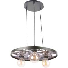Lampa wisząca 31734 Magnum Ażur 3 Koło czarny 3 xe27 Max 60W