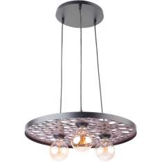 Lampa wisząca 31728 Magnum Stone 3 Koło czarny 3 xe27 Max 60W