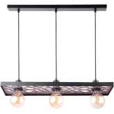 Lampa wisząca 31731 Magnum Stone 3 prostokąt czarny 3 xe27 Max 60W