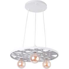 Lampa wisząca 31842 Magnum Ażur 3 Koło biały 3 xe27 Max 60W