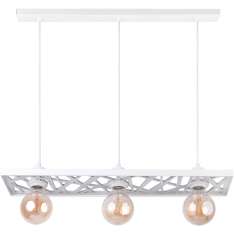 Lampa wisząca 31845 Magnum Ażur 3 prostokąt biały 3 xe27 Max 60W