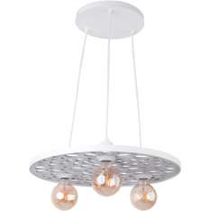Lampa wisząca 31836 Magnum Stone 3 Koło biały 3 xe27 Max 60W