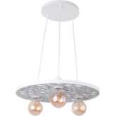 Lampa wisząca 31836 Magnum Stone 3 Koło biały 3 xe27 Max 60W