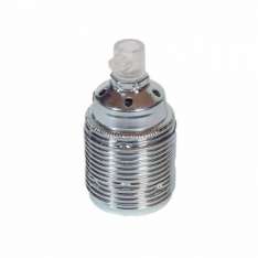 Oprawa metalowa E27 - srebrna