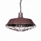 Lampa Raw metal Cage S2 - Rusty Brown