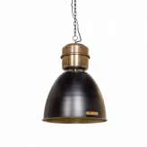 Lampa Voltera 32 cm - Shine Black | Brass -
