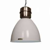 Lampa Voltera 46 cm - Shine White | Dark Nickel -