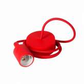 Lampa Silikonowy Komplet - czerwony