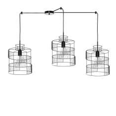 Lampa wisząca Ramko Lana mini W-3