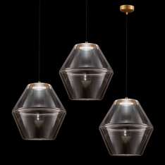 Lampa wisząca Ramko Molino złoty