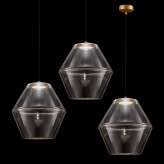 Lampa wisząca Ramko Molino złoty