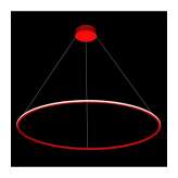 Lampa wisząca Ramko Echo 120 zewnetrzny