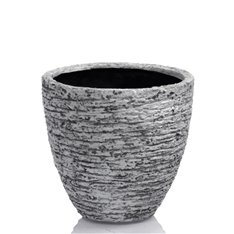 Donica Parma o fakturze surowego betonu 28x28x60