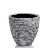 Donica Parma o fakturze surowego betonu 28x28x60