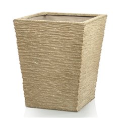 Donica Genova o oryginalnej formie wykończenia 46,5x46,5x61,5