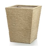 Donica Genova o oryginalnej formie wykończenia 46,5x46,5x61,5