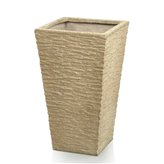 Donica Genova o oryginalnej formie wykończenia 52x52x100