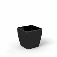 Quadra reprezentacyjna donica w kolorze czarnym z wkładem nawadniającym 28x28x26