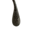 Wazon dekoracyjny w czarno-złote zdobienia z wygiętą szyjką 36cm
