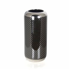 Srebrno-czarny wazon