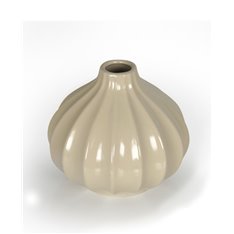 Kremowy wazon 22x22
