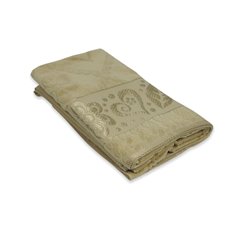 Ręcznik żakardowy w kolorze beżowym 30x50 cm