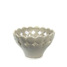 Misa ceramiczna A2864 ażurowe wykończenie klasyczna krem