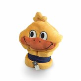 Kaczuszka urocza przytulanka/kocyk w pięknych odcieniach żółci z miękkiego materiału