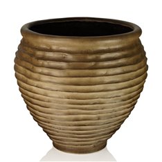 Bari donica o fakturze przypominającej wyrób ludowego rękodzieła 47x47x42