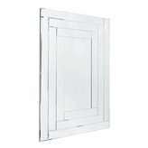 Lustro prostokątne z ramą z lustrzanych fragmentów o delikatnej fazie 80/120 cm Penelopa