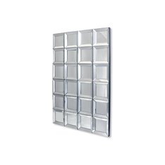 Lustro nowoczesne efektowne złożone z identycznych lustrzanych kwadratowych elementów 80/120 cm Martinozzi