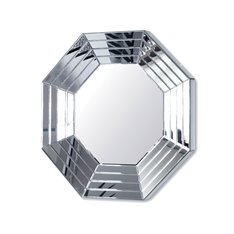 Lustro ośmiokątne w dekoracyjnej lustrzanej ramie 100/100 cm Fantuzzi