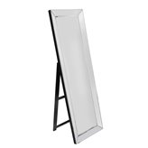 Lustro stojące prostokątne w klasycznej prostej lustrzanej ramie 50/160 cm Bacoli