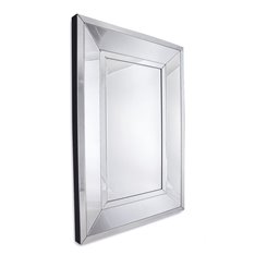 Lustro prostokątne, klasyczne w prostej lustrzanej ramie o delikatnej fazie 70/140 cm Ava