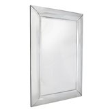 Lustro klasyczne prostokątne w prostej lustrzanej ramie 80/140 cm Bergamo