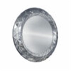 Como okrągłe lustro w dekoracyjnej trójwymiarowej ramie 100/100