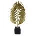 Figurka dekoracyjna złoty liść na czarnej podstawie Golden Leaf