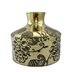 Wazon złoty roślinny motyw Golden Vase 20 cm