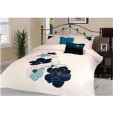 Faro pościel z mikrofibry premium w biało-niebieskim kolorze 200/220 cm