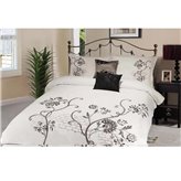 Evora pościel bawełniana premium w kremowym kolorze 200/220 cm