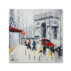 Obraz ręcznie malowany na płótnie Paryż 2