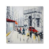 Obraz ręcznie malowany na płótnie Paryż 2