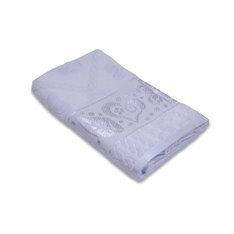 Ręcznik żakardowy w kolorze jasnofioletowym 100x150 cm