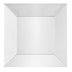 Lustro klasyczne kwadratowe w prostej minimalistycznej ramie 100/100 cm Vasto