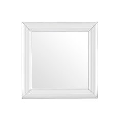 Lustro ze szklaną wypukłą ramą proste kwadratowe 100/100 cm Porto