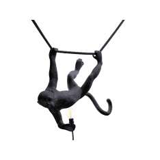 Lampa wisząca Seletti The Monkey Lamp Black Swing