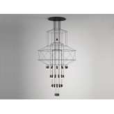 Lampa wisząca Vibia Wireflow Chandelier 0374