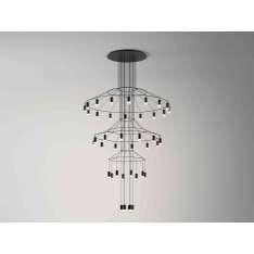 Lampa wisząca Vibia Wireflow Chandelier