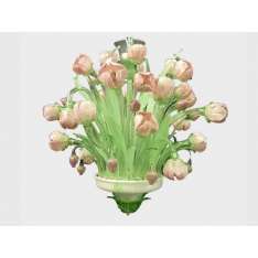Lampa wisząca Sogni Di Cristallo Floreale Renoir Tulips